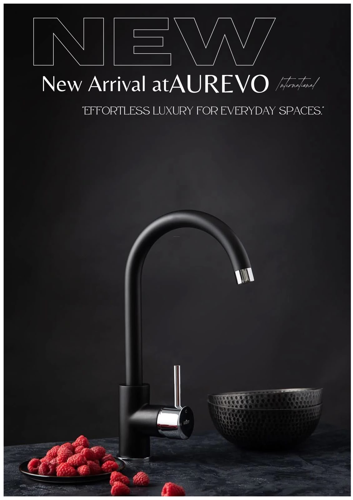 New Arrival Matte Black Faucet